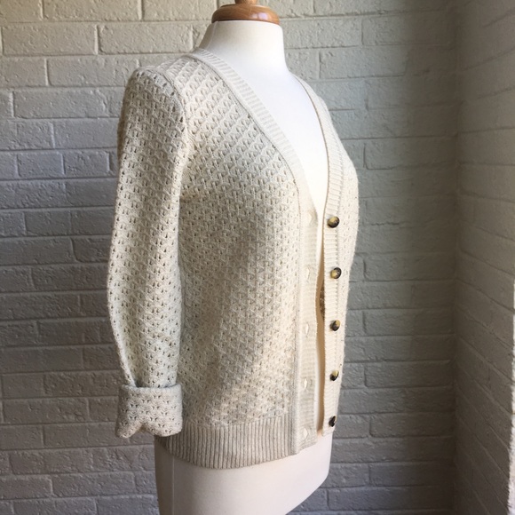Cream knit cardigan - Picture 3 of 5
